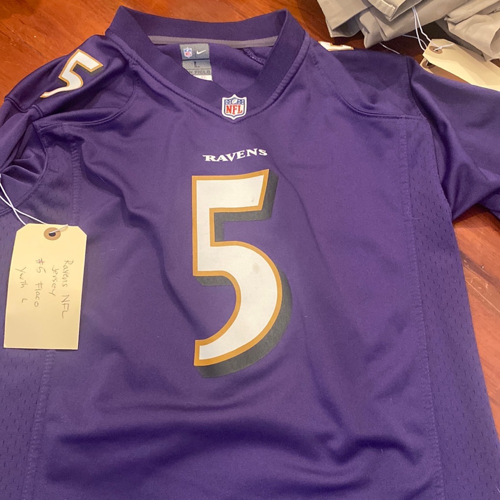 NFL Ravens Jersey Flacco #5